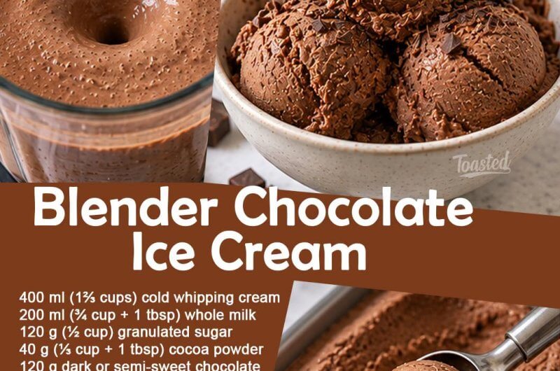 Blender Chocolate Ice Cream