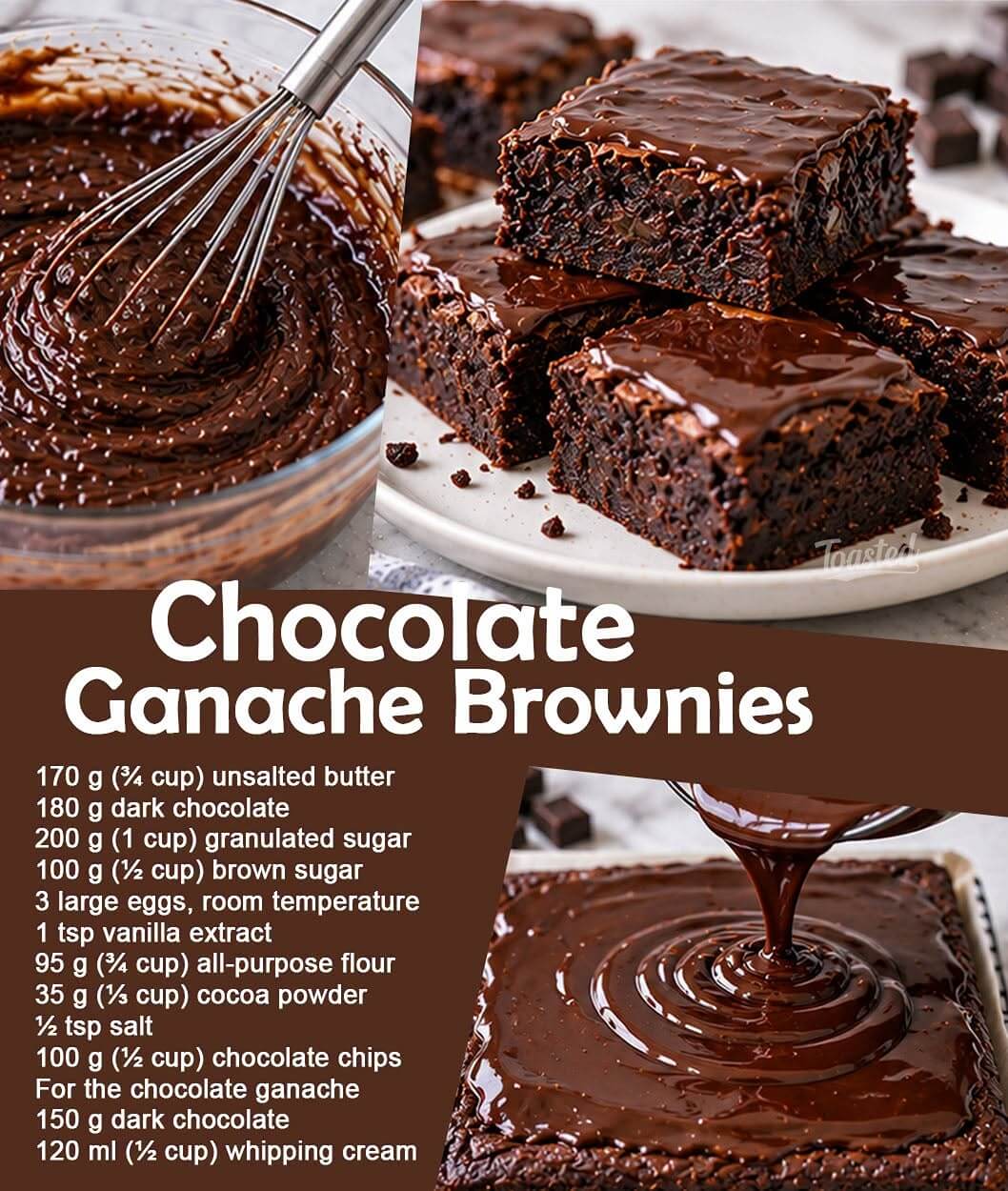 Chocolate Ganache Brownies