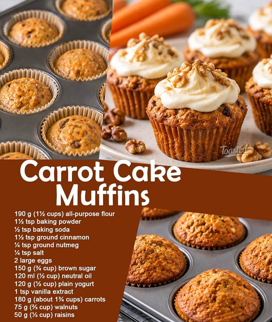 Carrot Cake Muffins