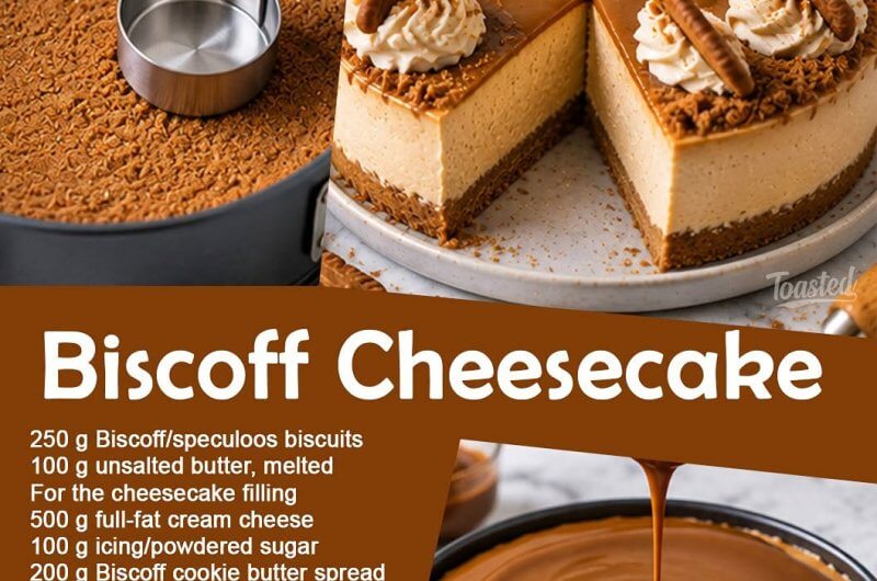 No-Bake Biscoff Cheesecake