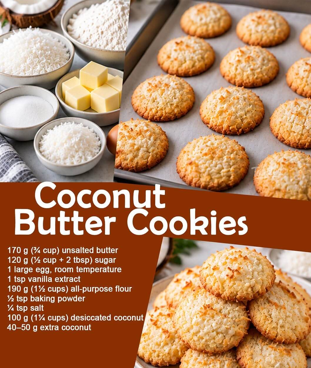 Coconut Butter Cookies