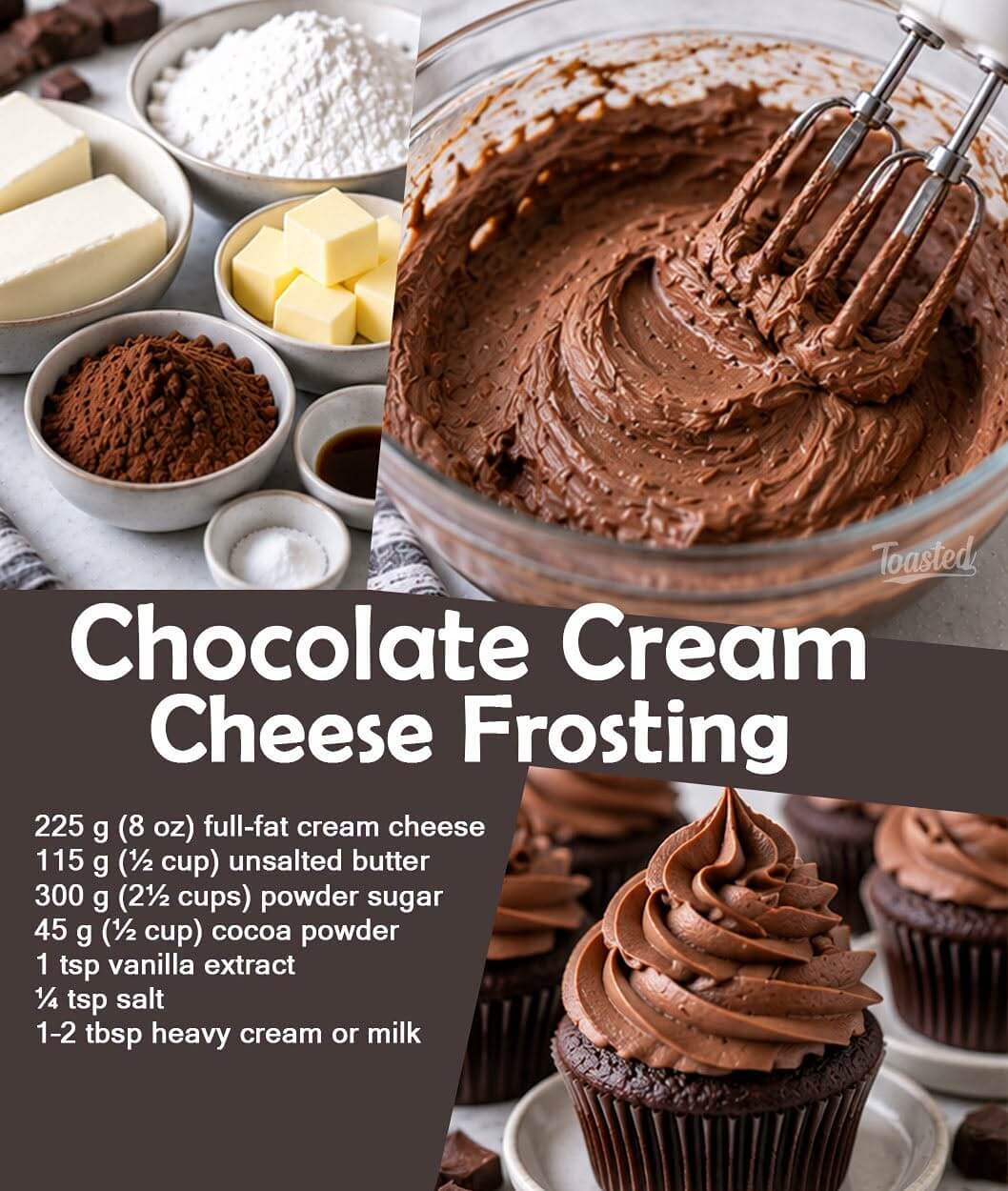 Chocolate Cream Cheese Frosting