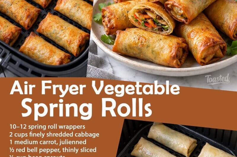 Air Fryer Vegetable Spring Rolls