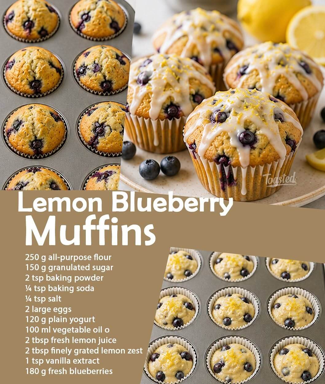 Lemon Blueberry Muffins