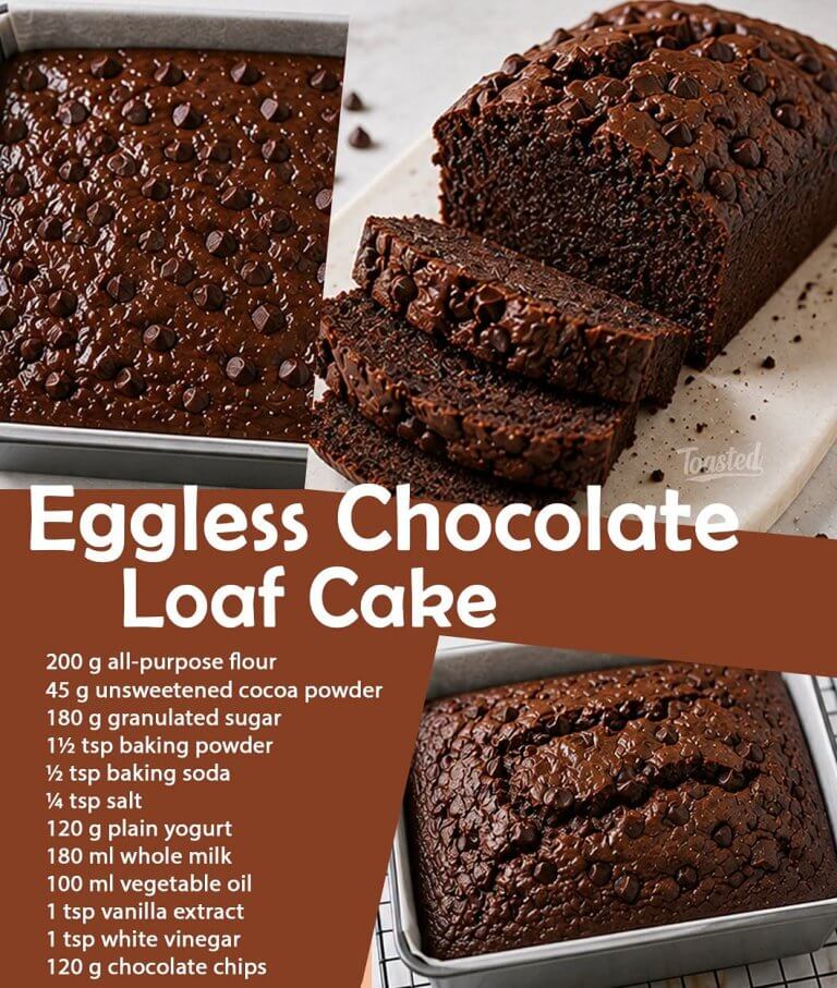 Eggless Chocolate Loaf Cake