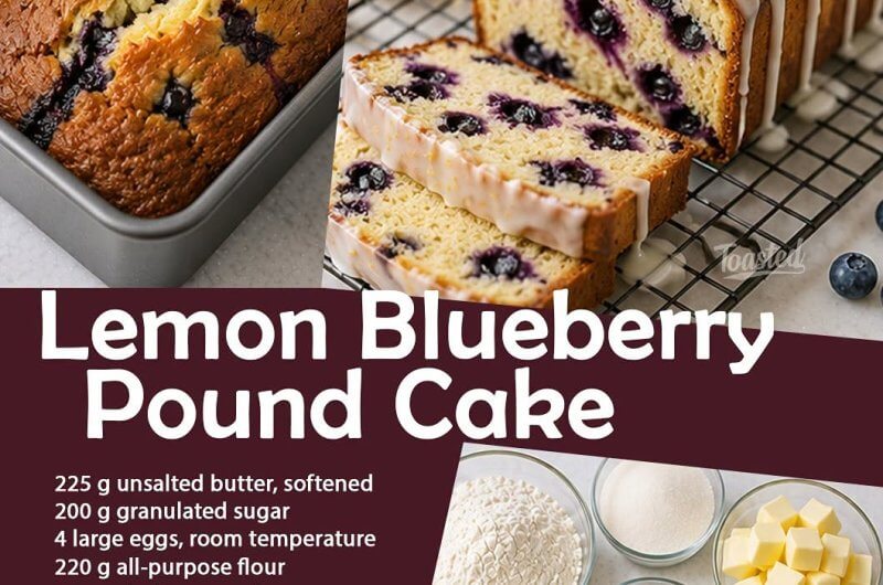 Lemon Blueberry Pound Cake